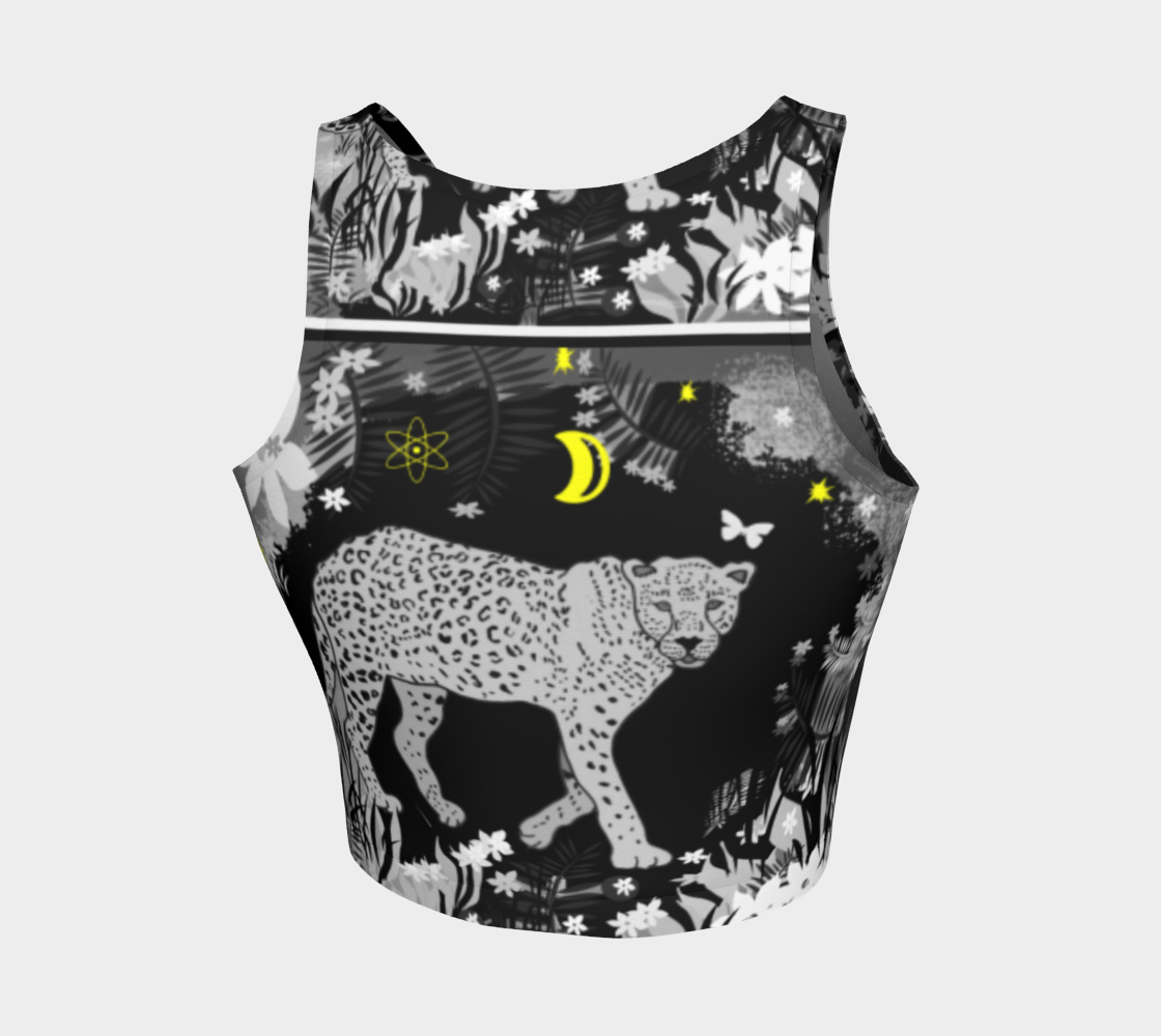 LEOPARDO DE NOCHE CROP TOP