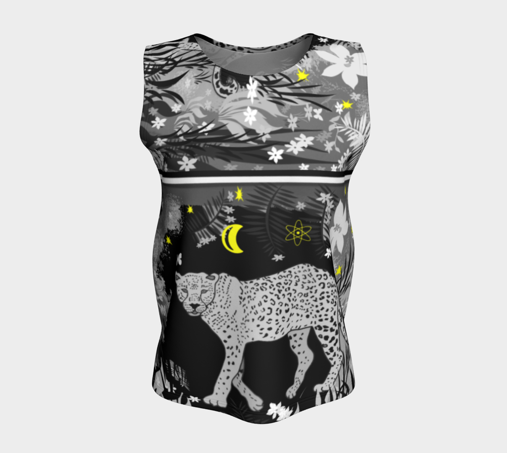 LEOPARDO DE NOCHE LOOSE TANK TOP