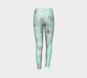 bubble bum youth leggings