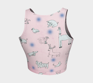 bubble trouble crop top