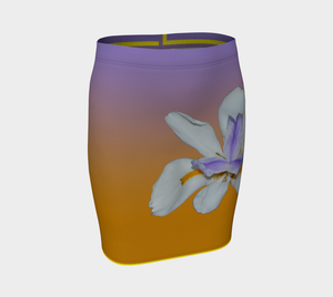 ORCHIDEA ON FITTED SKIRT