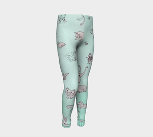 bubble bum youth leggings