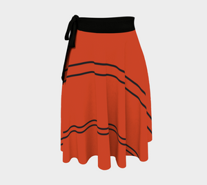 red car wrap skirt