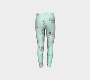 bubble bum youth leggings