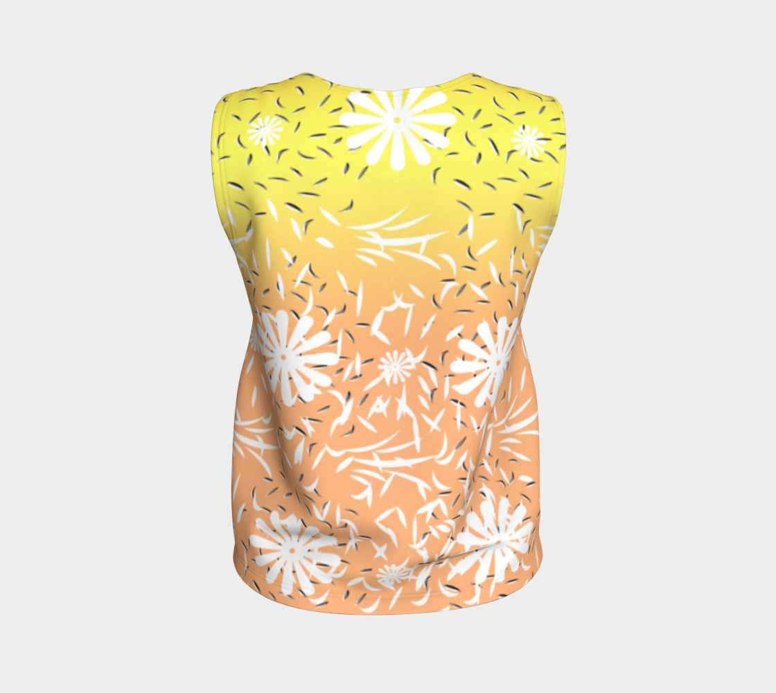 flower power loose tank top