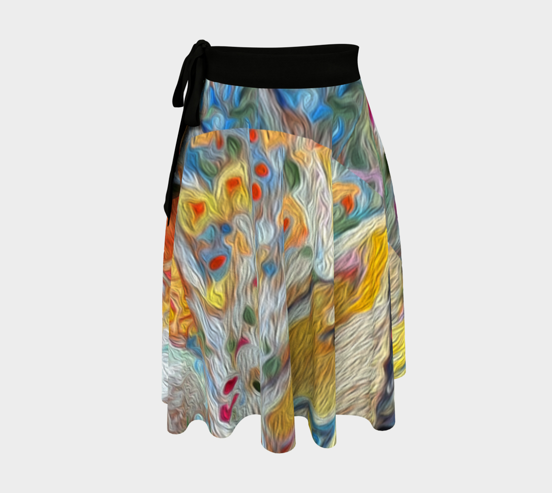 UNICORS ON WRAP SKIRT