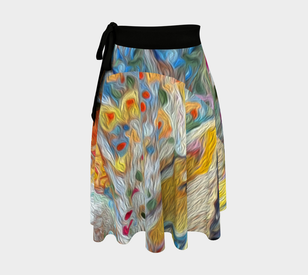 UNICORS ON WRAP SKIRT