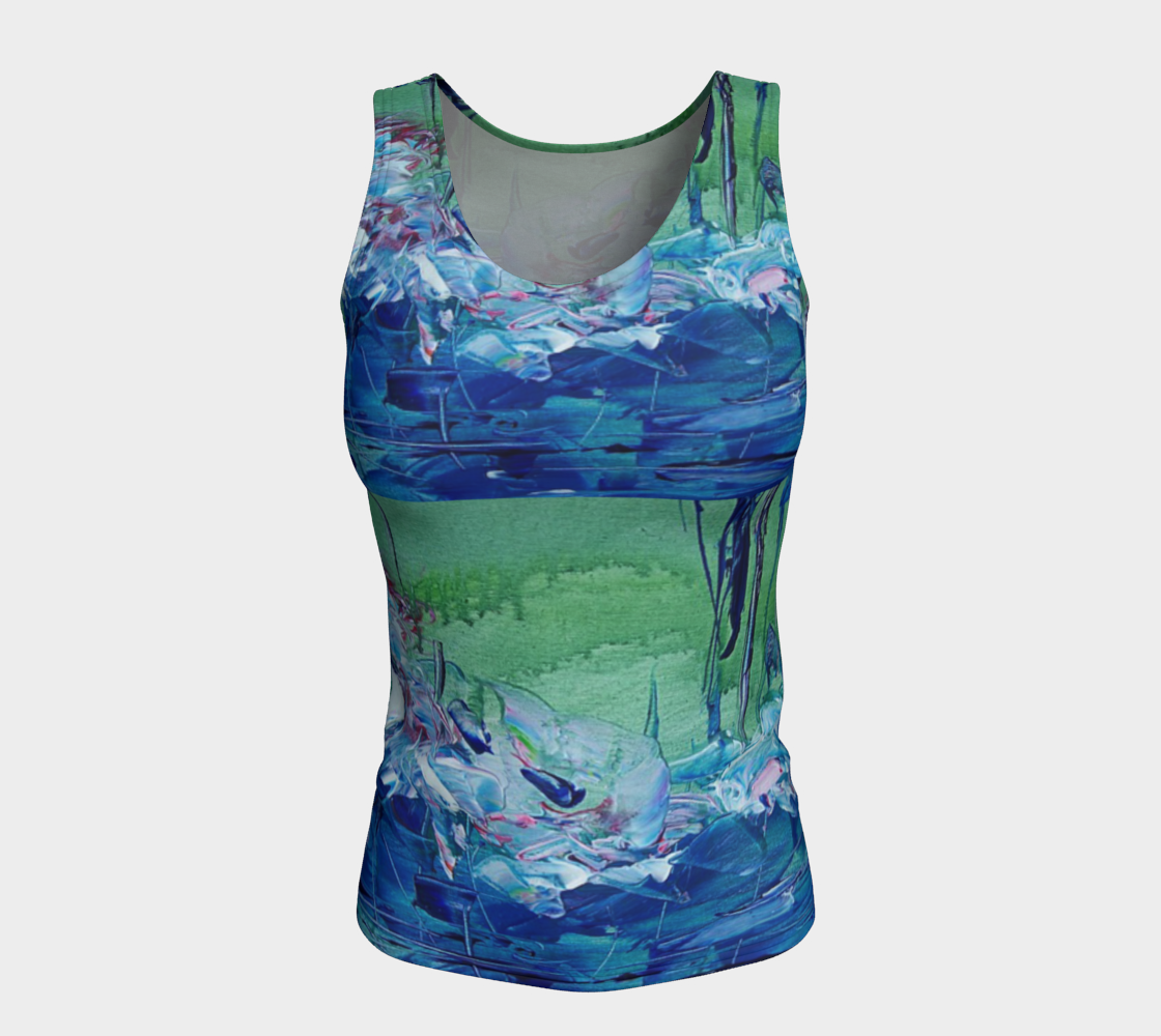 niagar river bed fitted tank top