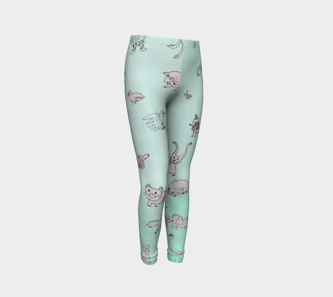 bubble bum youth leggings