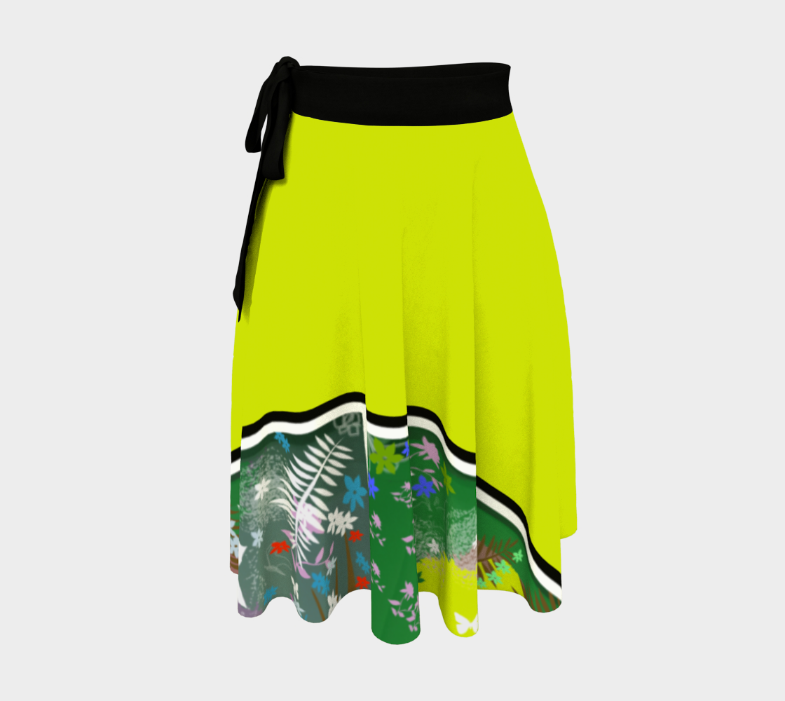 VERDE LIMON WRAP SKIRT