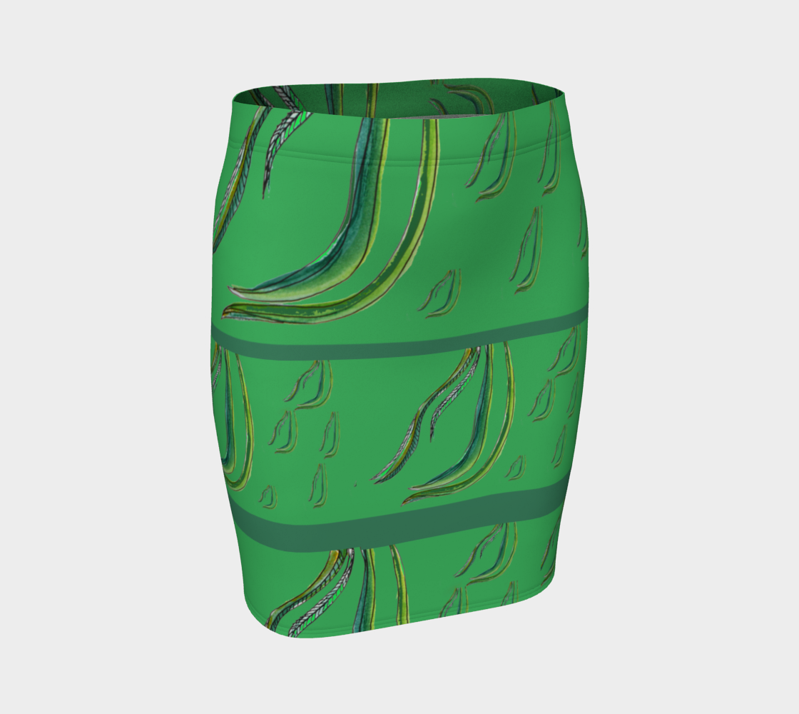 chapina fitted skirt