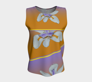 ORQUIDEAS ON LOOSE TANK TOP