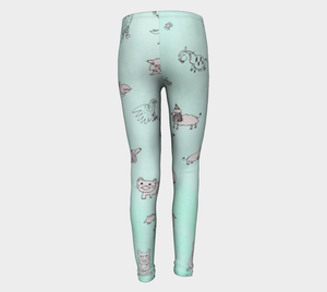 bubble bum youth leggings