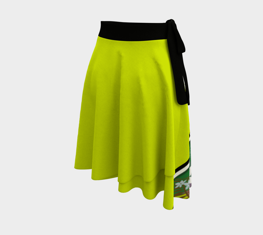 VERDE LIMON WRAP SKIRT