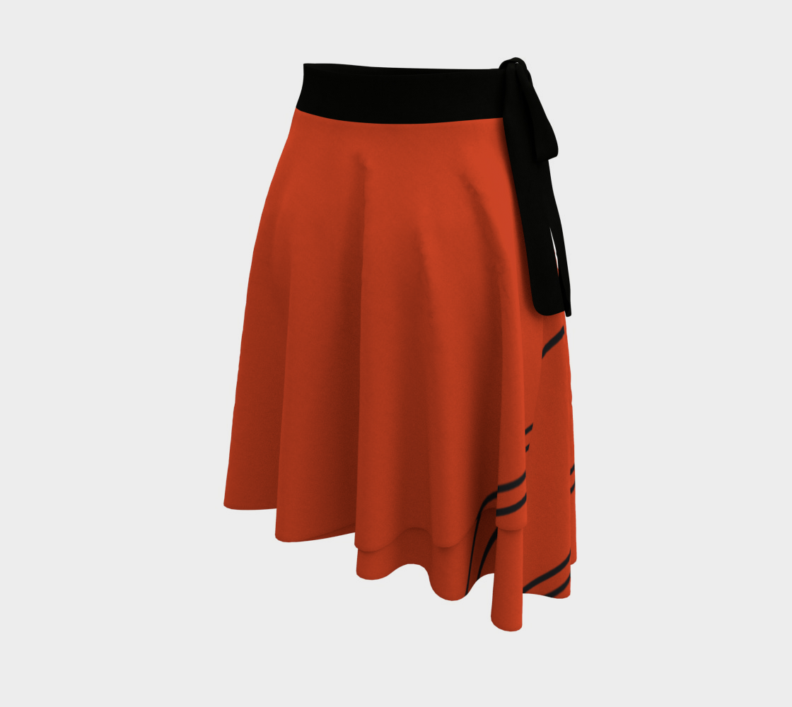 red car wrap skirt