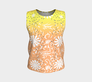 flower power loose tank top