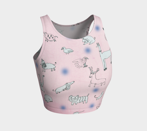 bubble trouble crop top